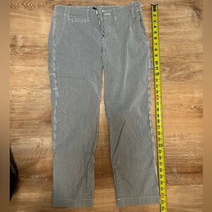 Gap linen cropped pants